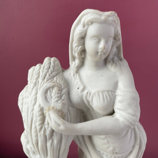 Harvest Goddess | Antique Parian Statue