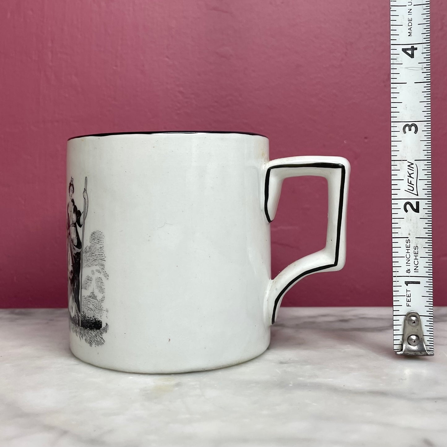 Antique Transferware Mug | Remember the Giver