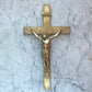 Antique Gold Gothic Crucifix