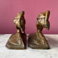 Nude Art Deco Dancer Gilded Cast Iron Bookends