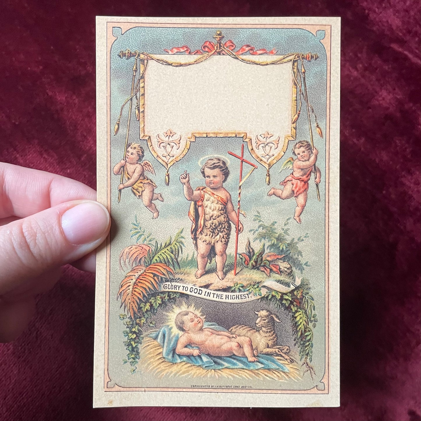 Victorian Religious Cards | Lithographs by Bufford's Sons