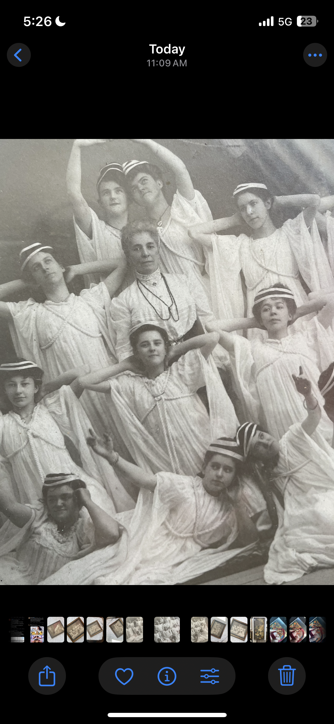 Dancing Girls | Antique Cabinet Card