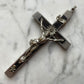 Antique Ebony Wood Crucifix