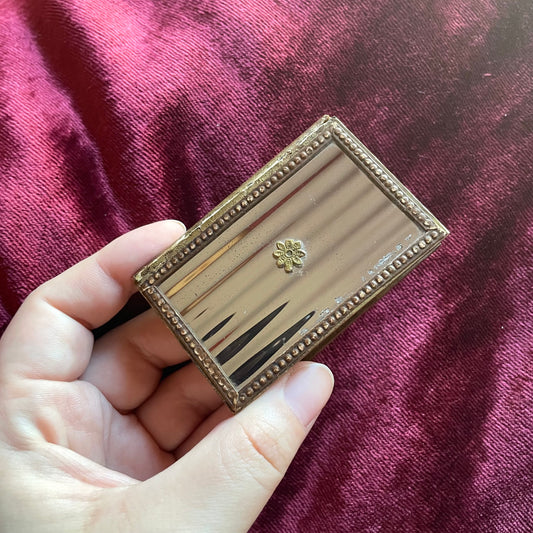Early 19th Century Wavy Glass Book Shaped Box
