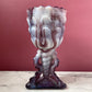 Victorian Slag Glass Goblet or Vase