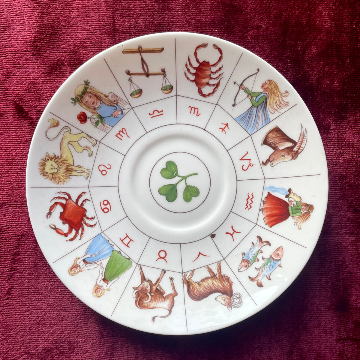 Vintage Fortune Telling Tea Cup & Saucer | Royal Kendal