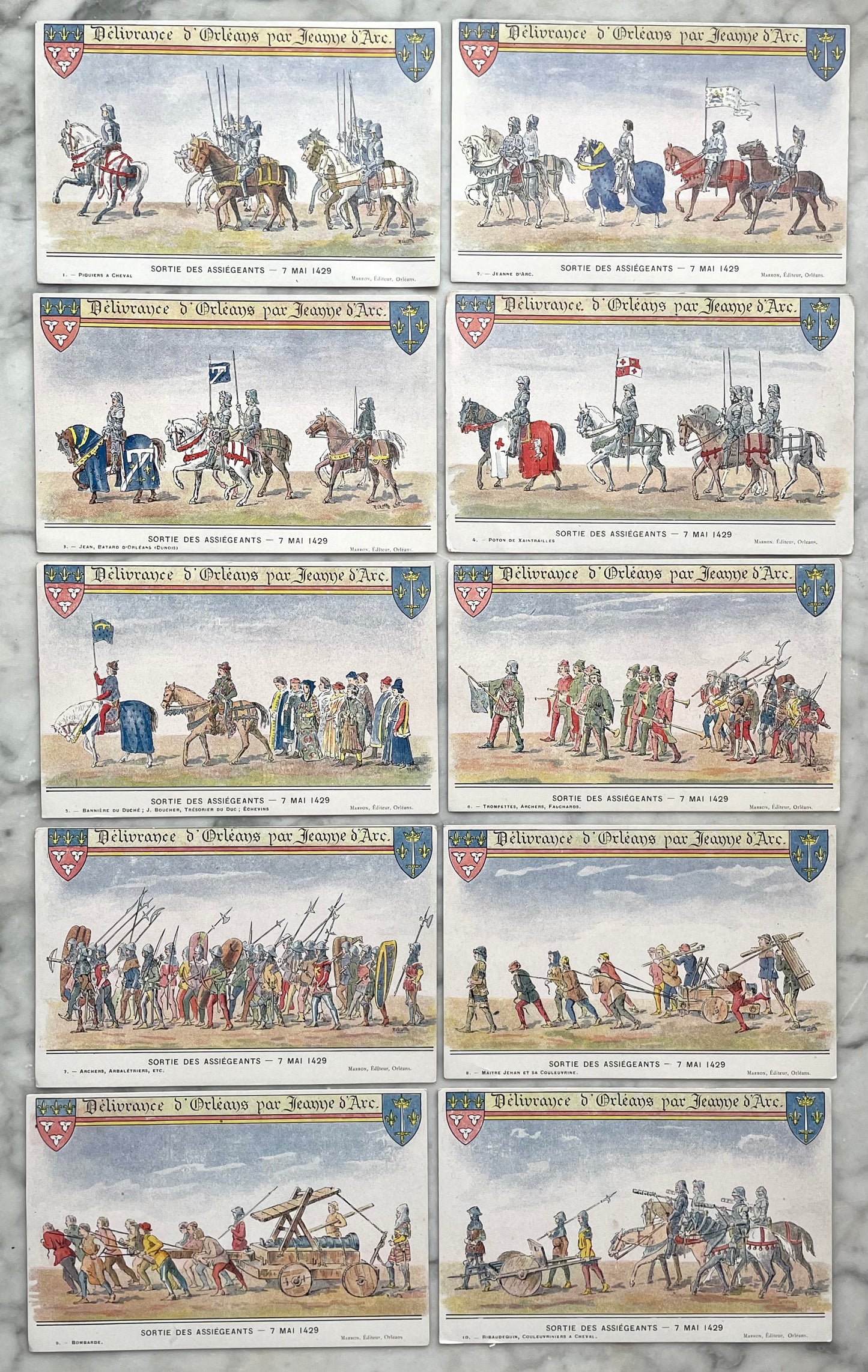 Antique Joan of Arc Postcards