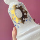 Victorian White Bristol Glass Vases