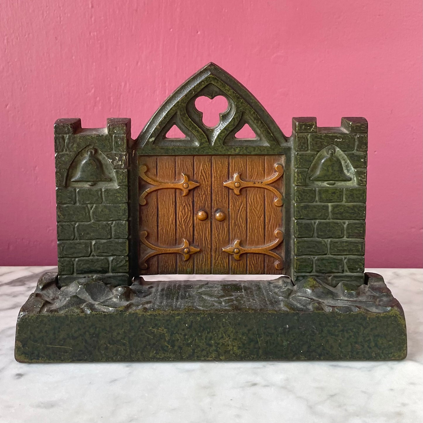 Antique Cast Iron Bookends | Mission Church Gates | H. L. Judd Company