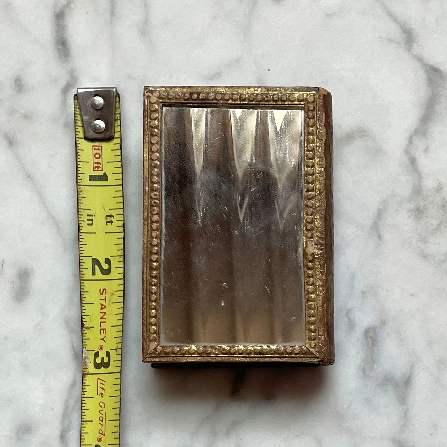 Early 19th Century Wavy Glass Book Shaped Box