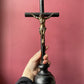 Antique Ebonized Wood Crucifix