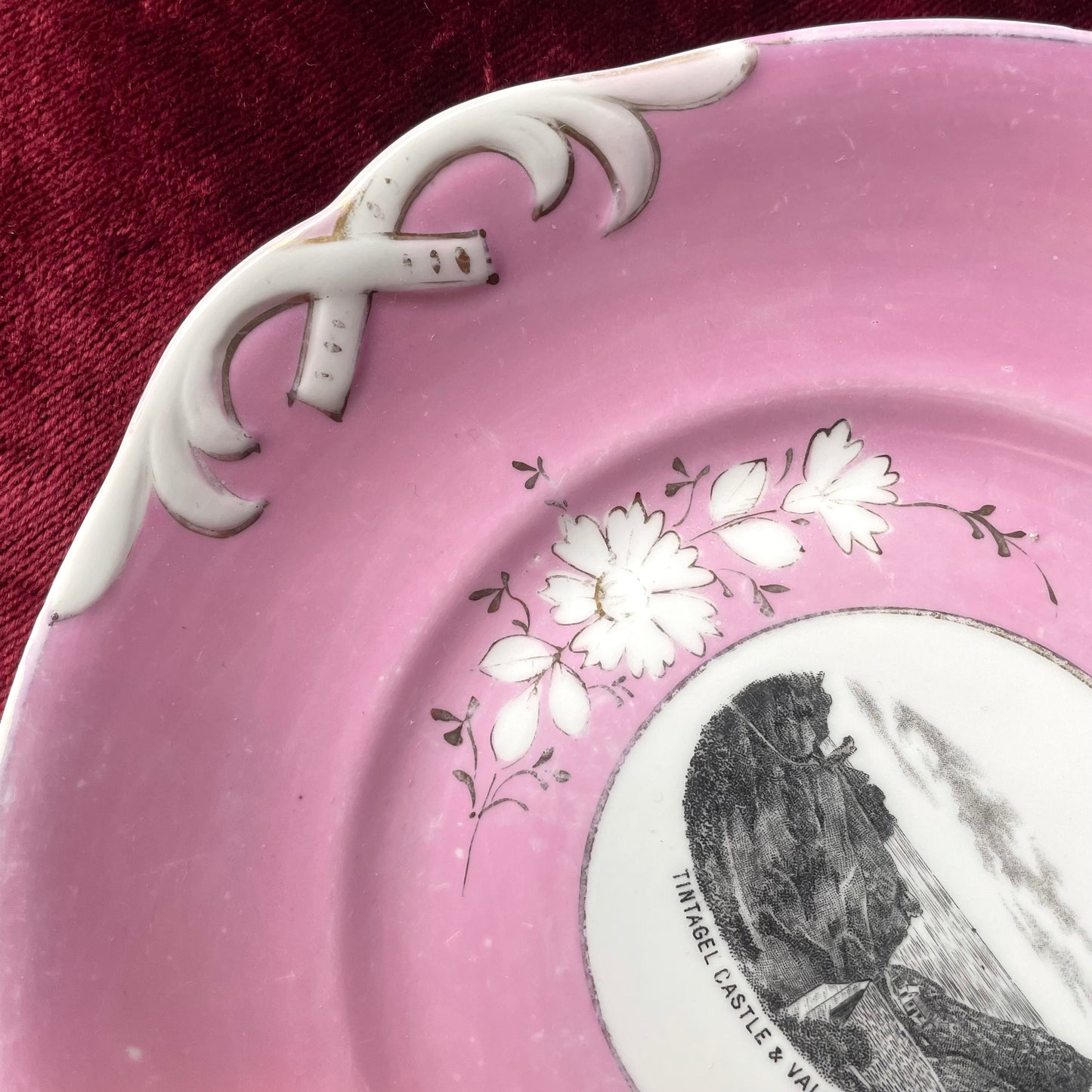 Tintagel Castle | Antique Souvenir Plate