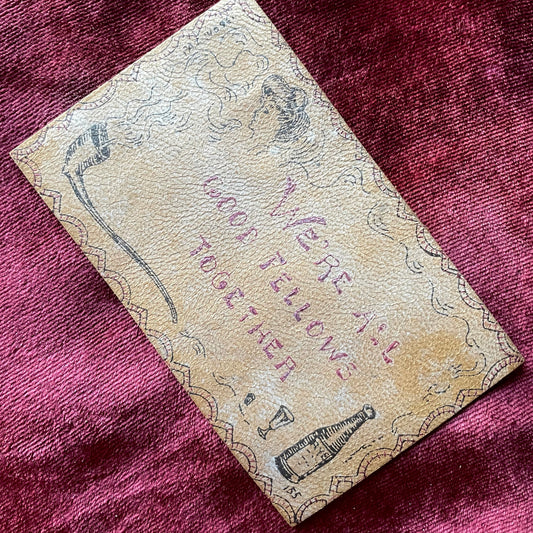 Antique Leather Postcard