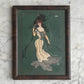 Sister of the Moon | Antique Framed Tobacco Card