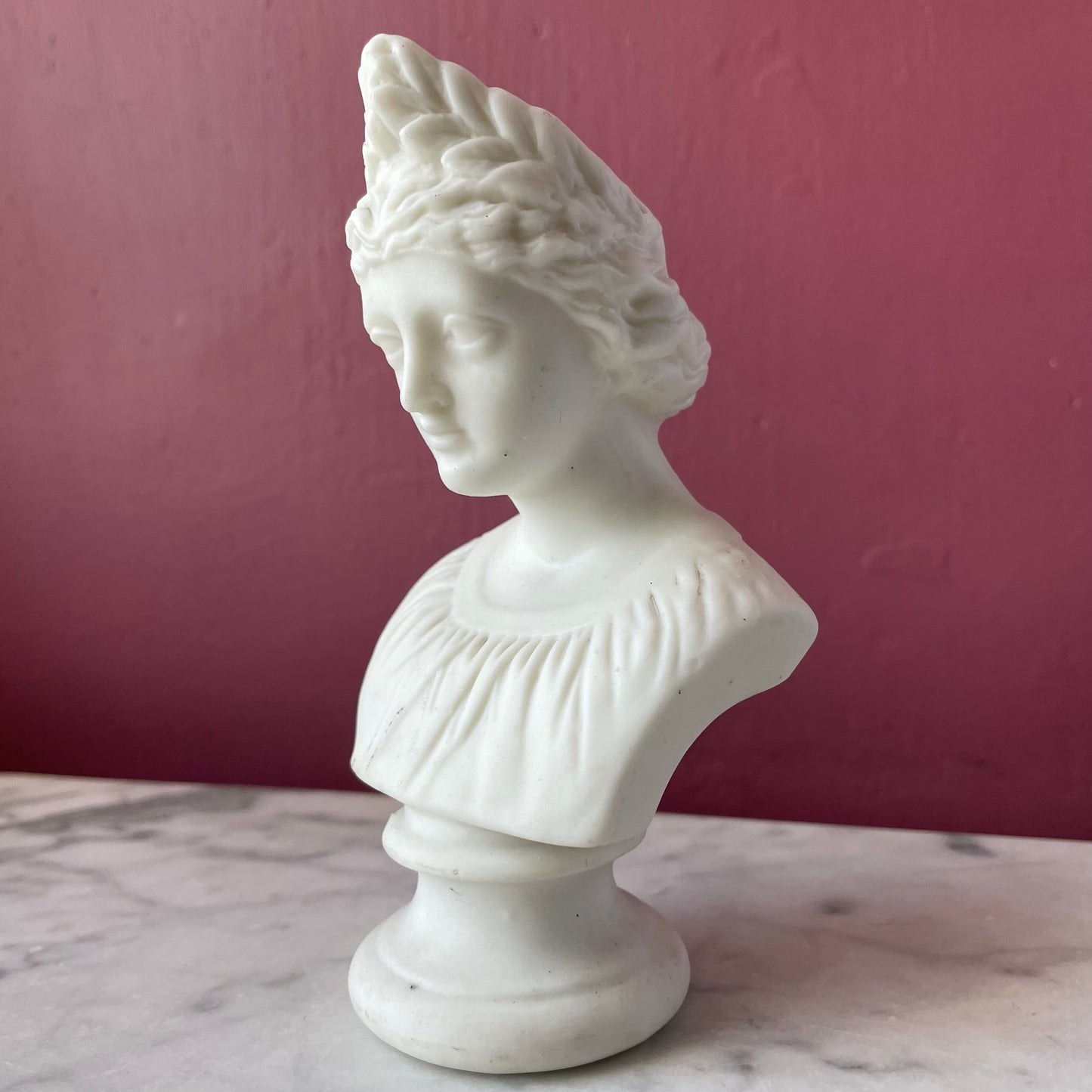 Antique Miniature Parian Bust