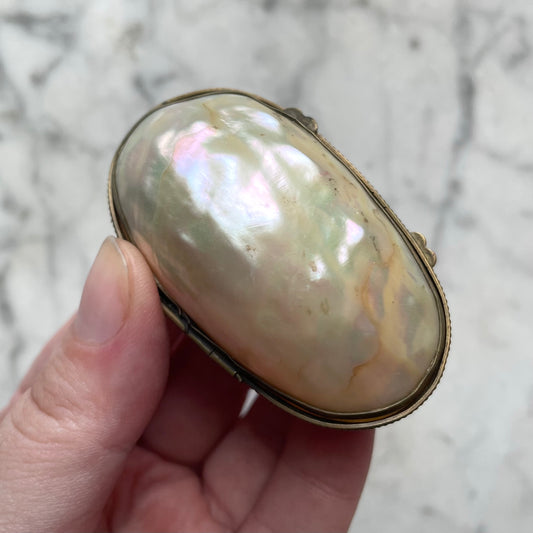 Antique Pearl Shell Rosary Case