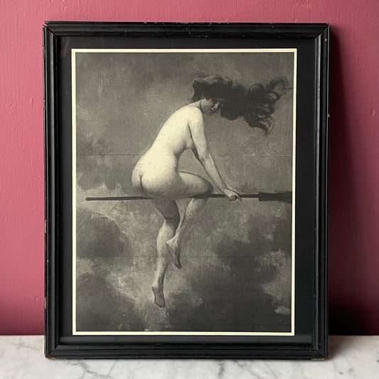 Antique Witch Print | Départ pour le Sabbat by Albert Joseph Pénot | 1910