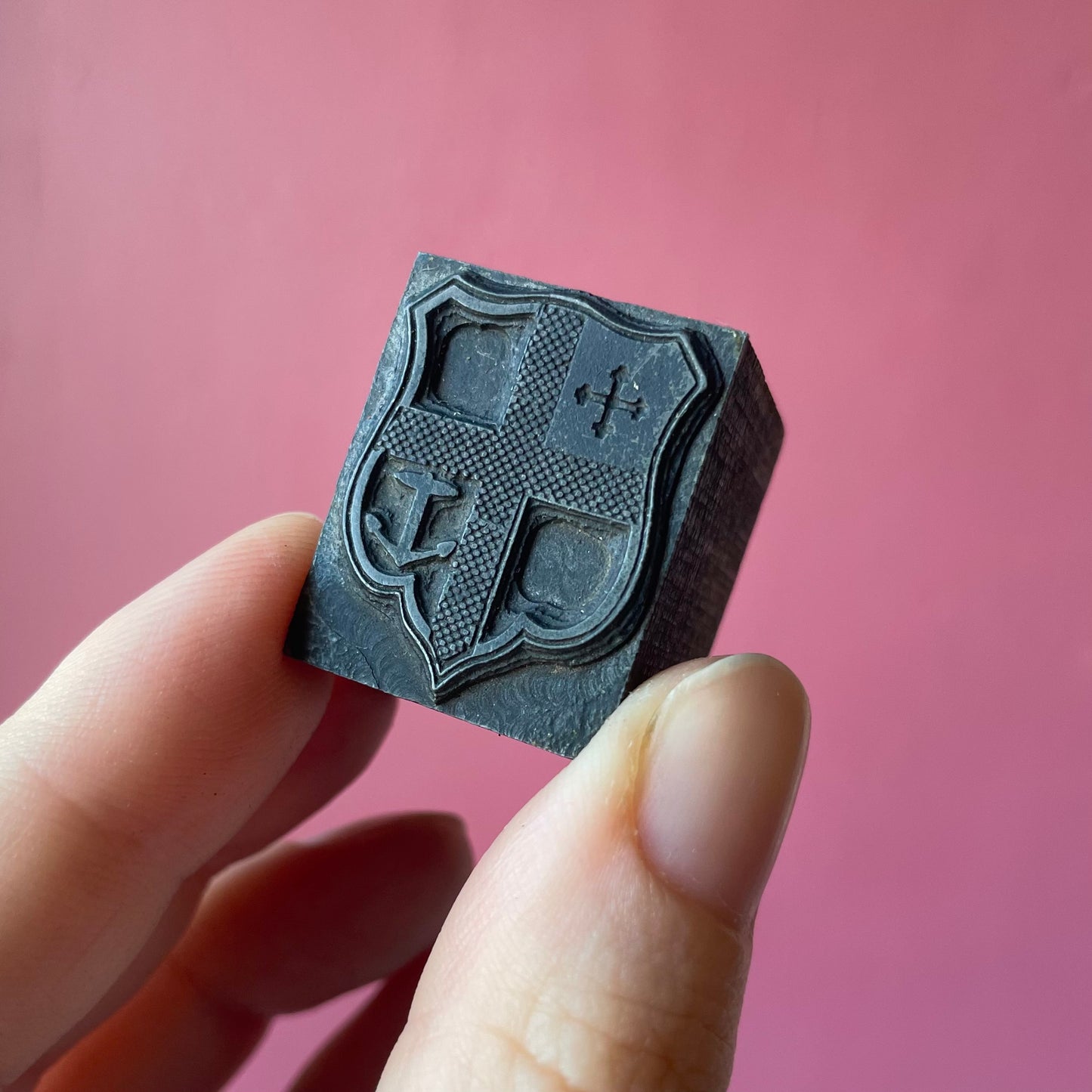 Antique Printer’s Blocks or Clichés | Crosses