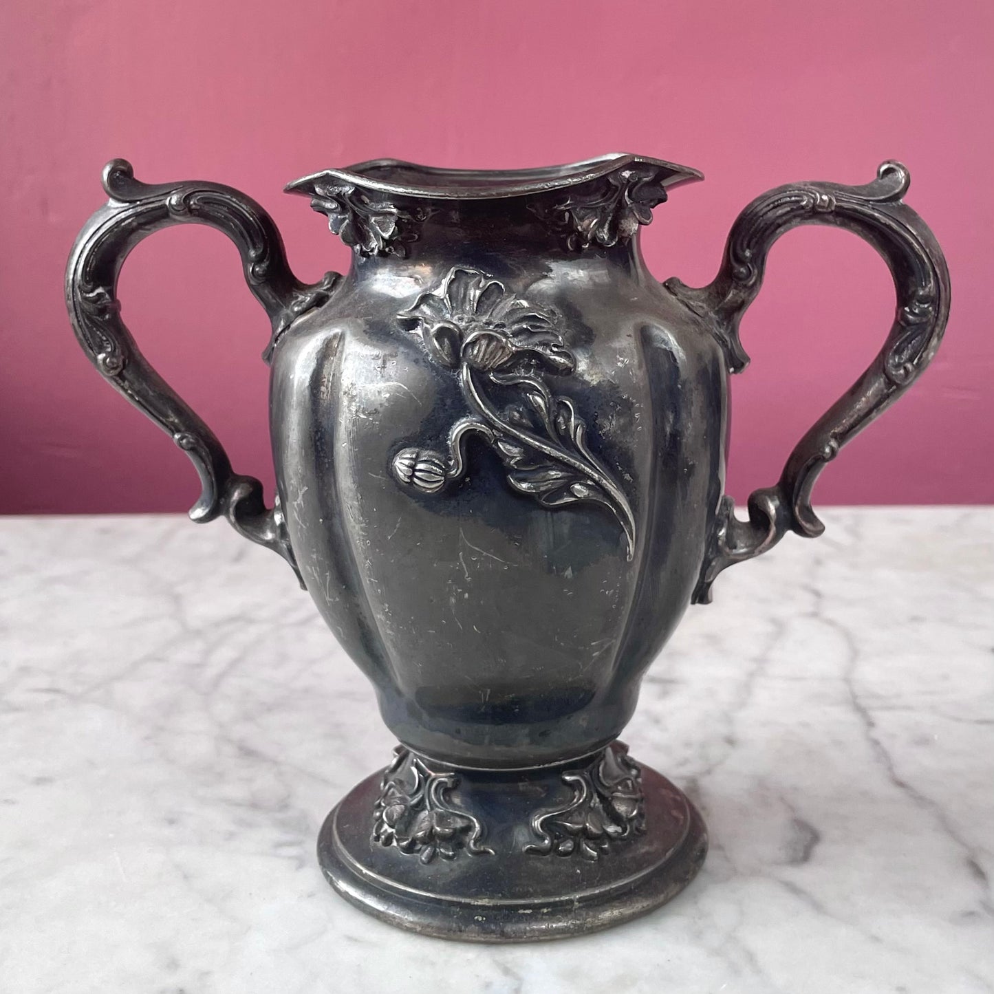 Art Nouveau Poppy Vase