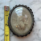 Antique Infant Christ Meerschaum Carving under Glass