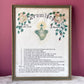 Twelve Promises of the Sacred Heart | Vintage Print | Saint Margaret Mary Alacoque