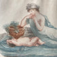 Bacchante | Early 19th Century Hand Colored Stipple Engraving