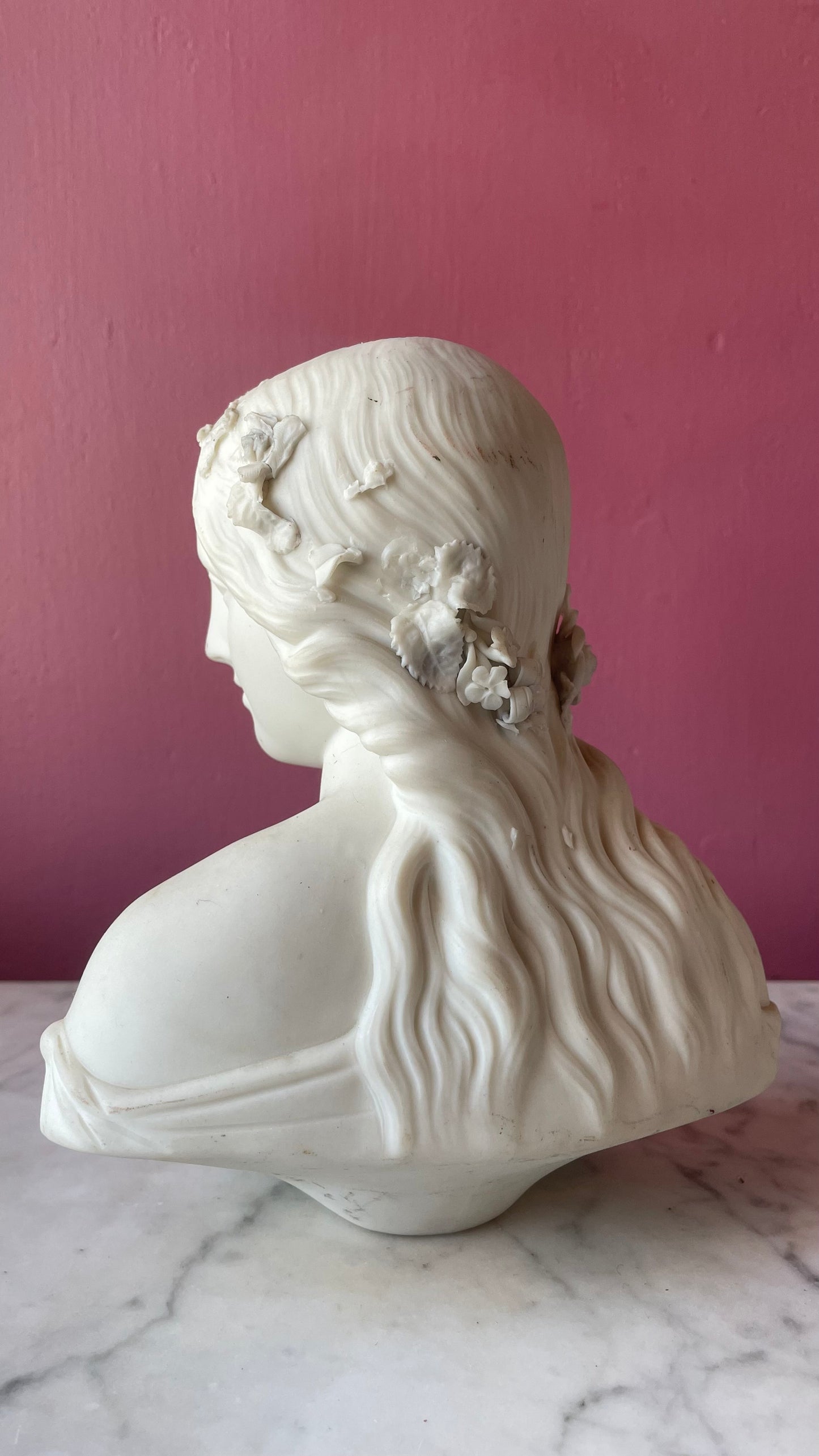 Victorian Parian Bust