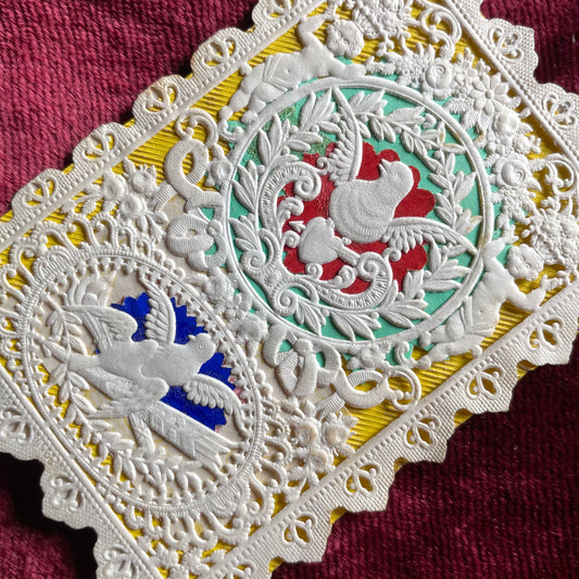 Victorian Lace Paper Valentine | George Whitney | 1870s