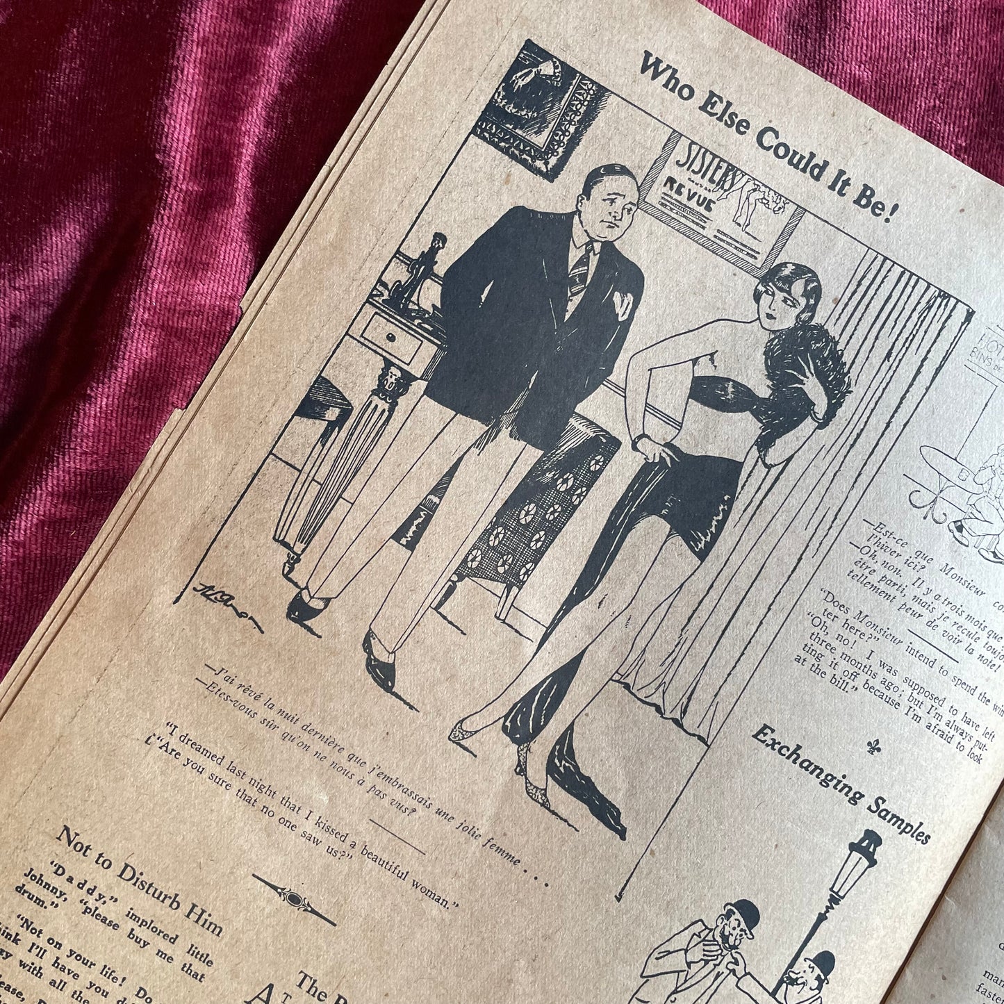 French Humor | March 3, 1928 | Risqué Flapper Cartoons