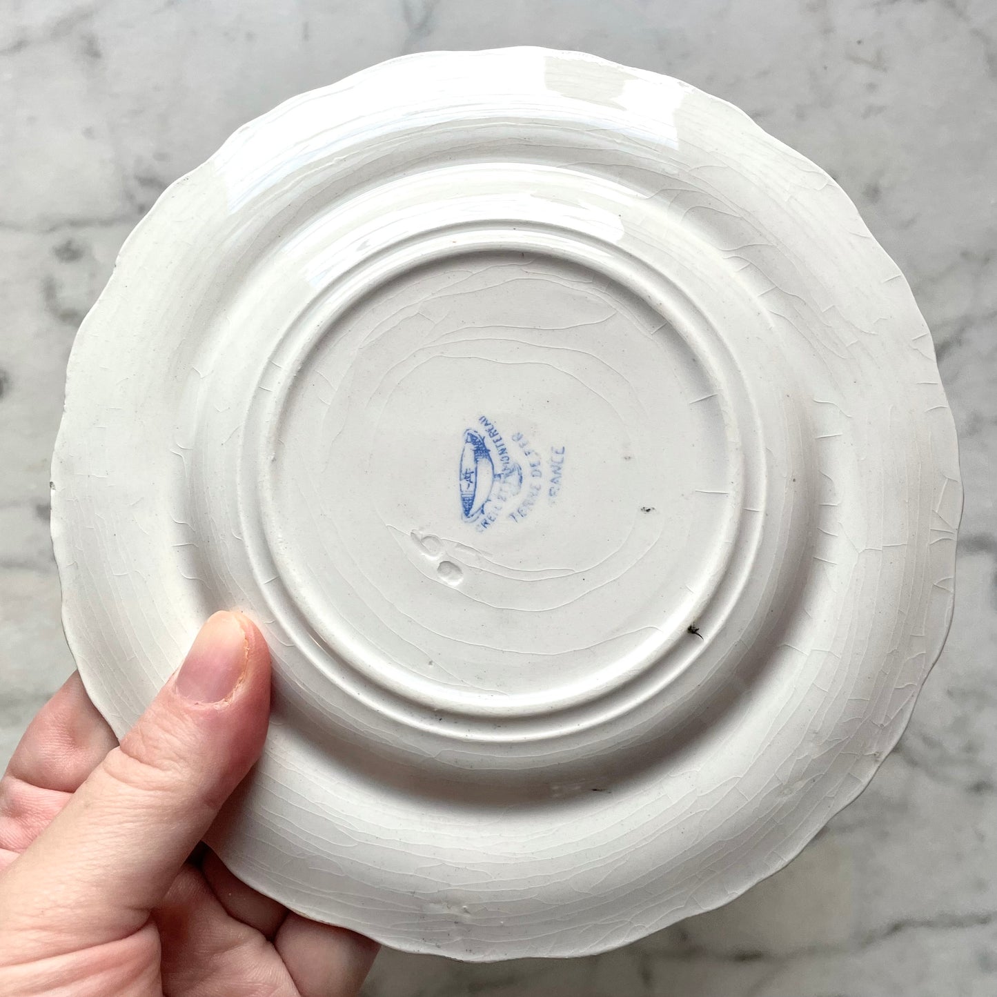 Antique Dandy Assiette Parlante