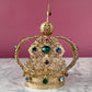 Vintage Jeweled Santos Crown