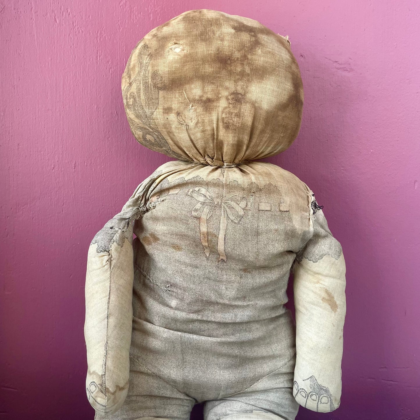 Antique Faceless Cloth Doll c. 1910