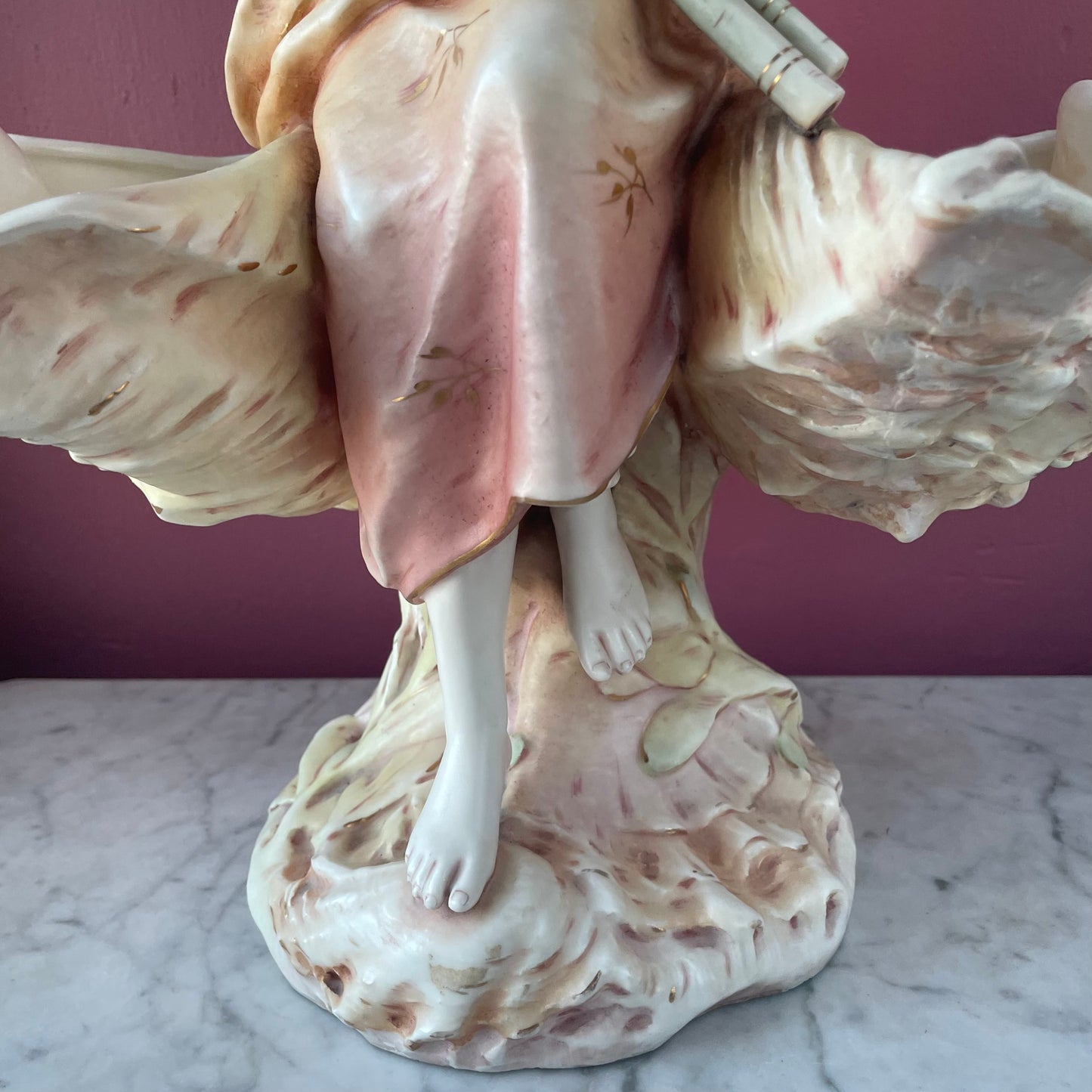 Art Nouveau Sea Goddess | Royal Dux Centerpiece