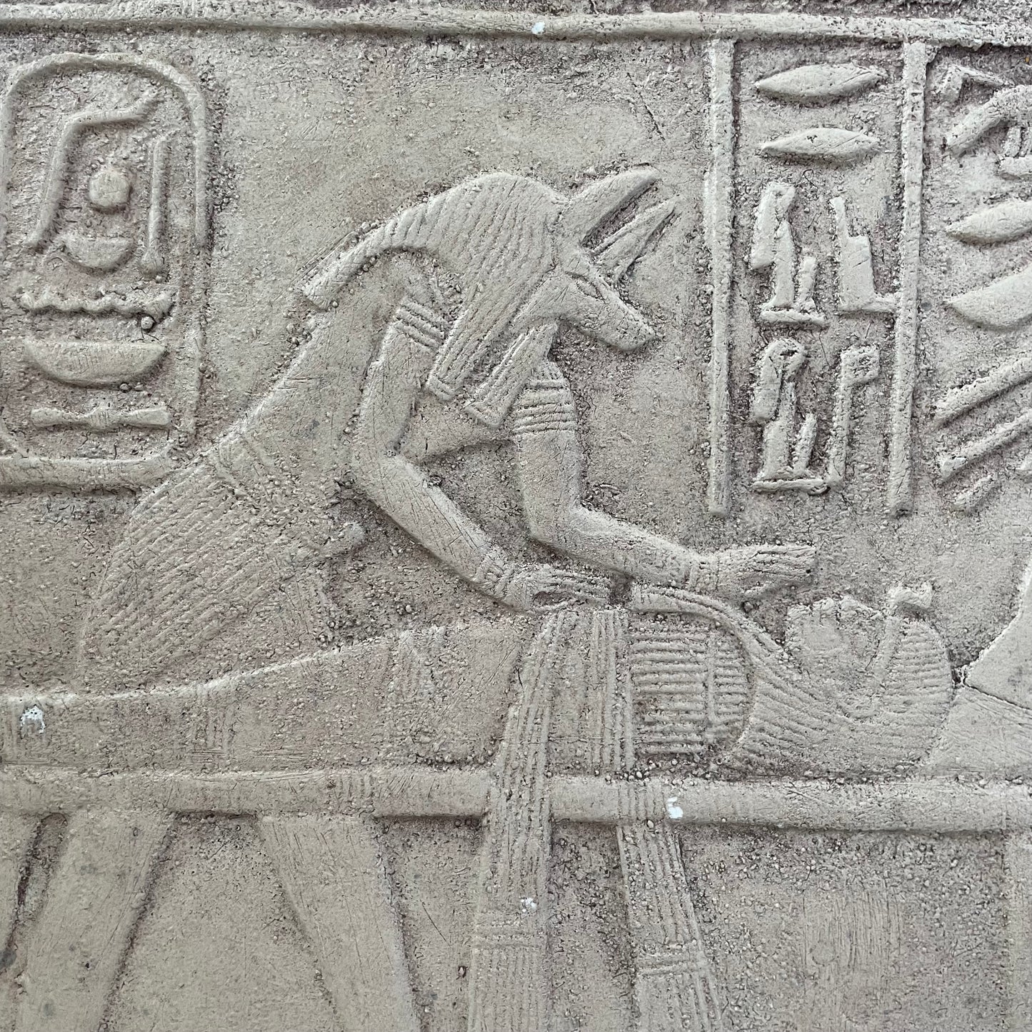 Anubis Preparing the Dead | Vintage Plaque