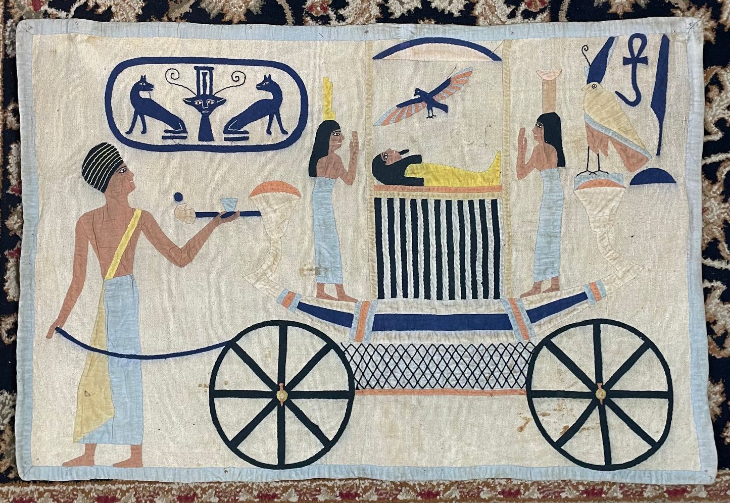Antique Egyptian Revival Appliqué