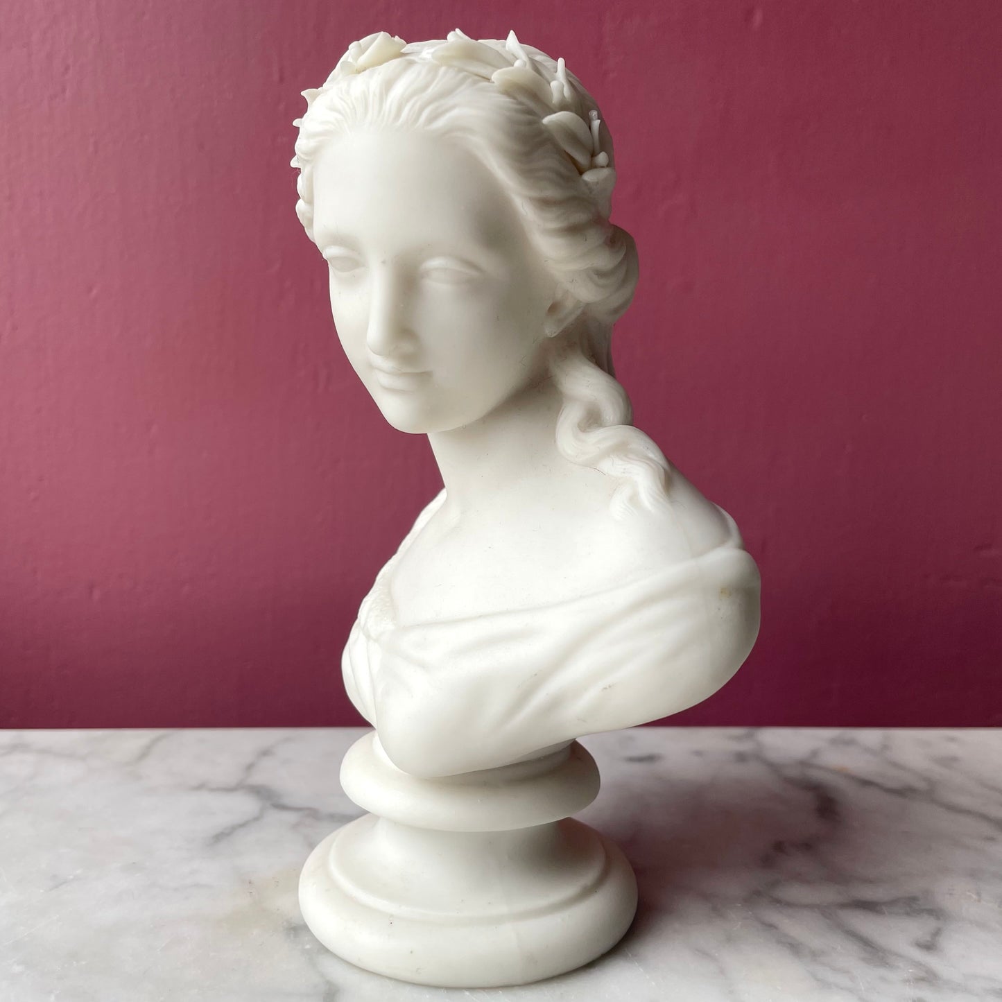 Miniature Victorian Parian Bust