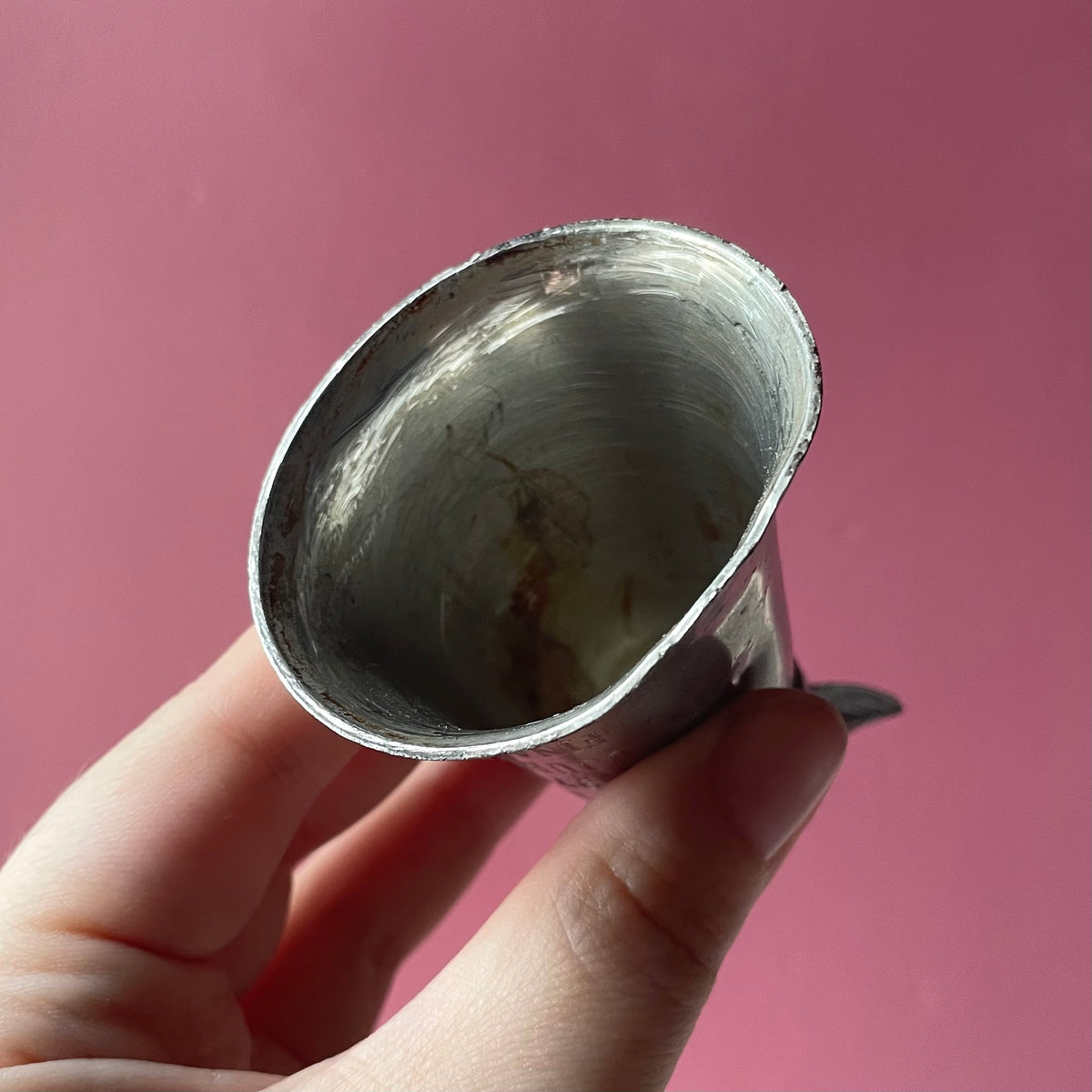 Vintage Wolf Head Shot Glass