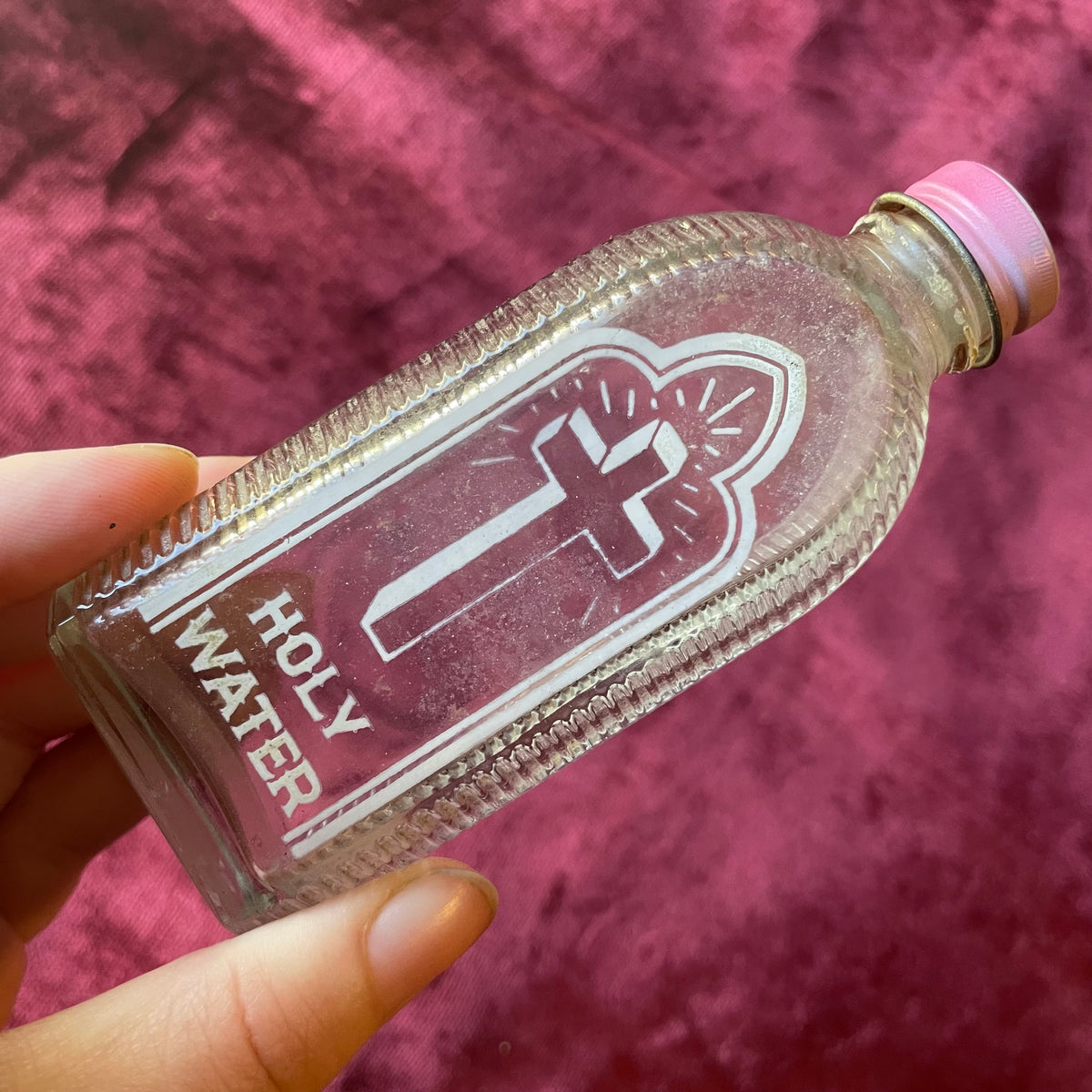 Vintage Holy Water Bottle