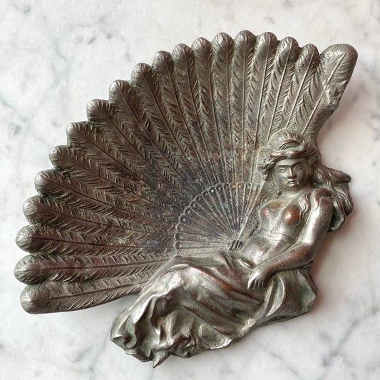 Victorian Figural Tin Tray