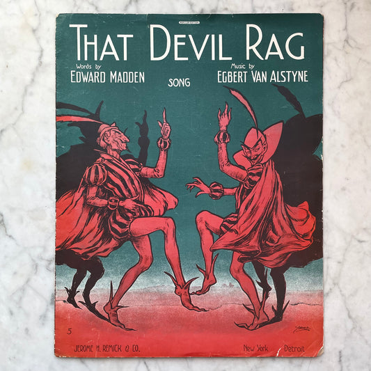 That Devil Rag | Antique Sheet Music