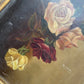 Victorian Floral Painting on Canvas