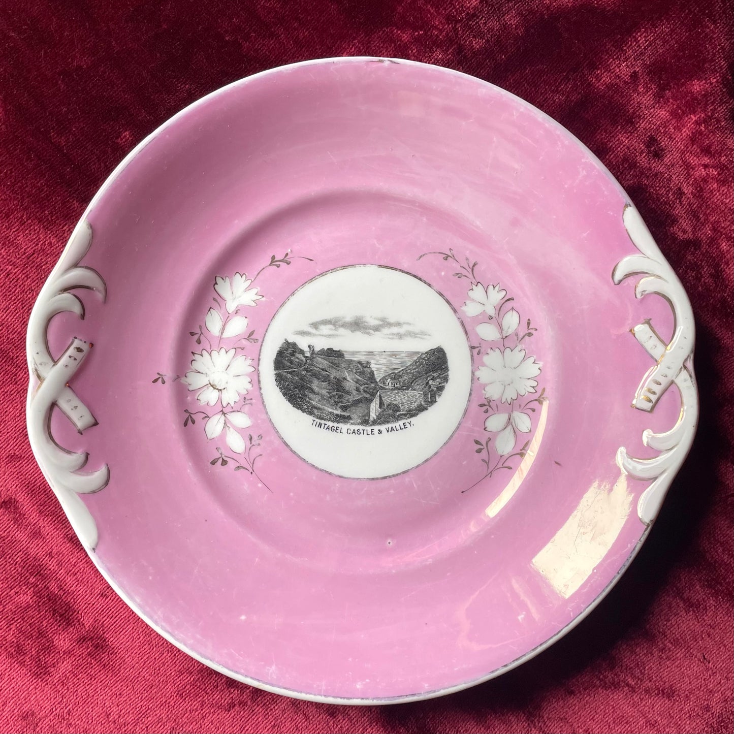Tintagel Castle | Antique Souvenir Plate