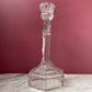 Antique Glass Crucifix Candleholder