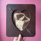 Antique 1920s Nude in Heart & Arrow Frame