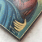Vintage Orthodox Hand Painted Icon on Board | P. Koronakis | 1956