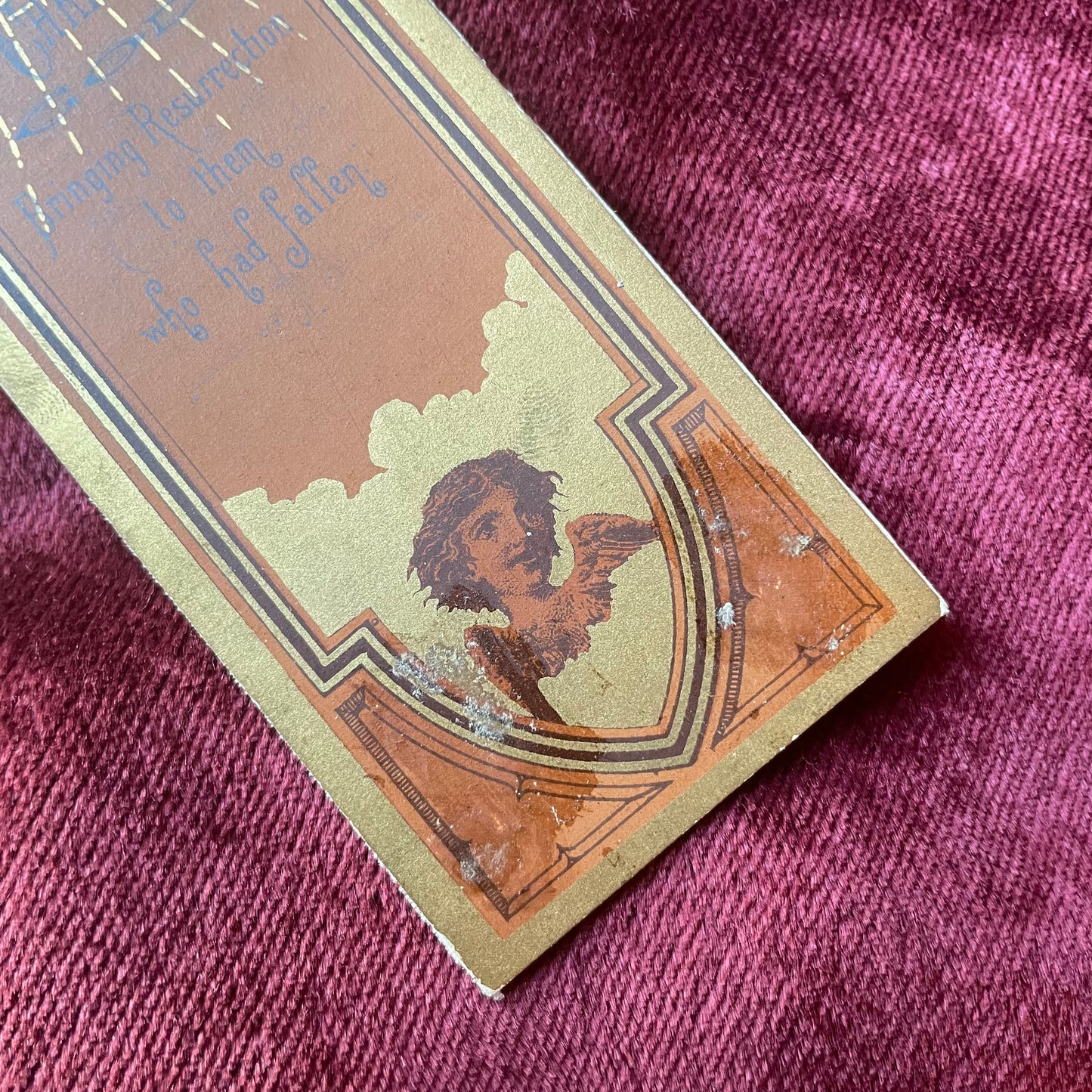 Victorian Lithograph Bookmark
