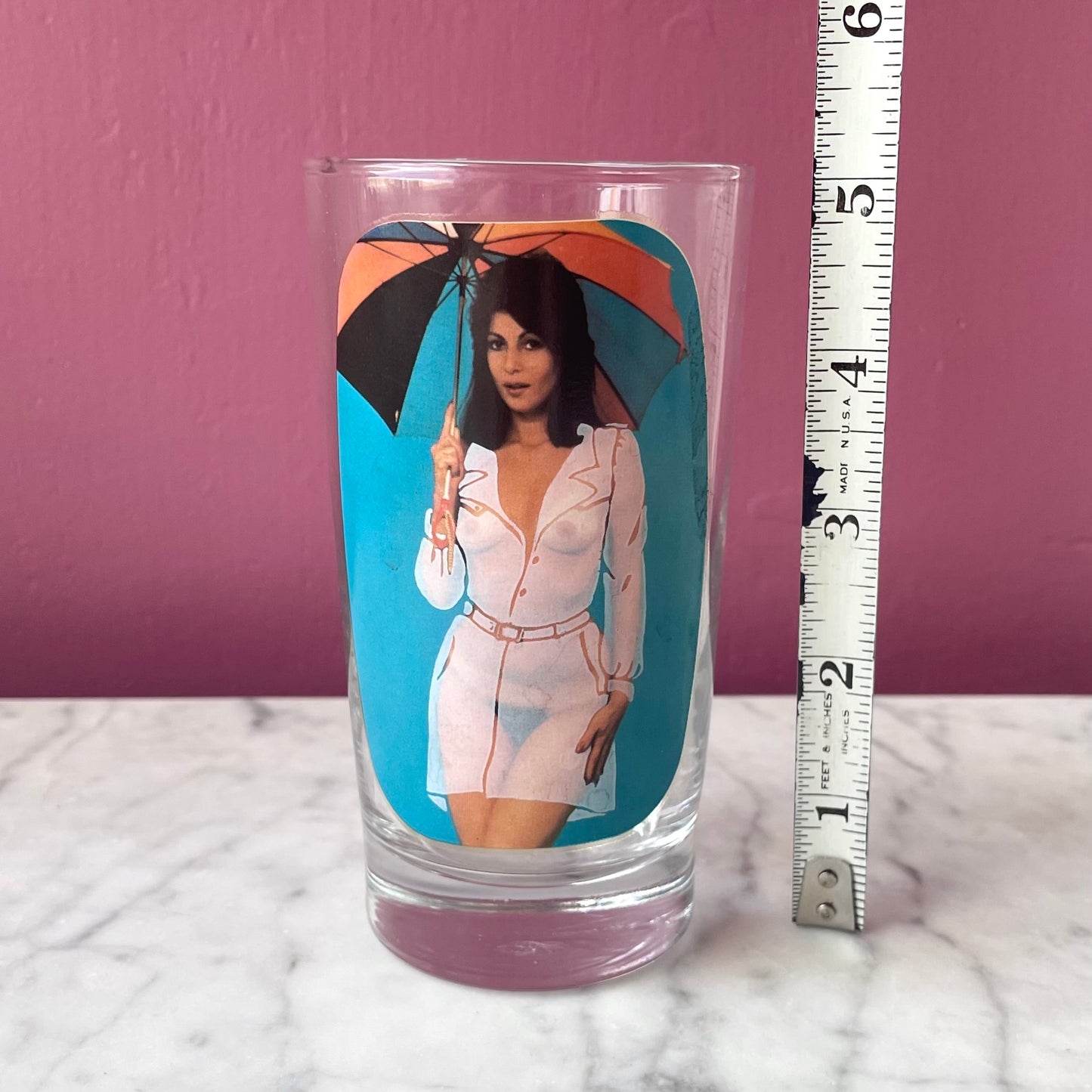 Sip & Strip| 1970s Nude Girl Glass