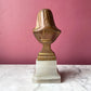 Antique Brass Madonna on Alabaster