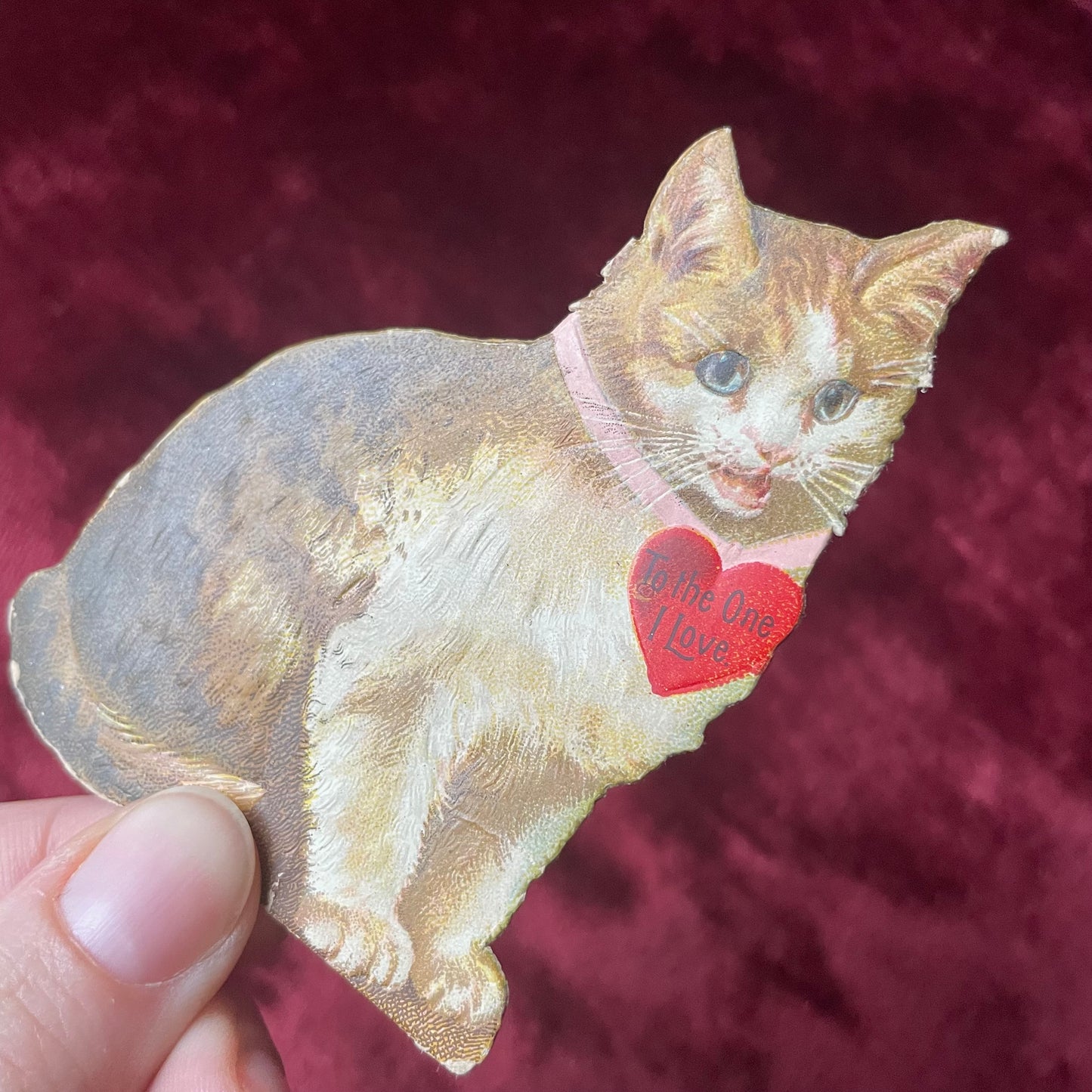 Victorian Cat Die Cut