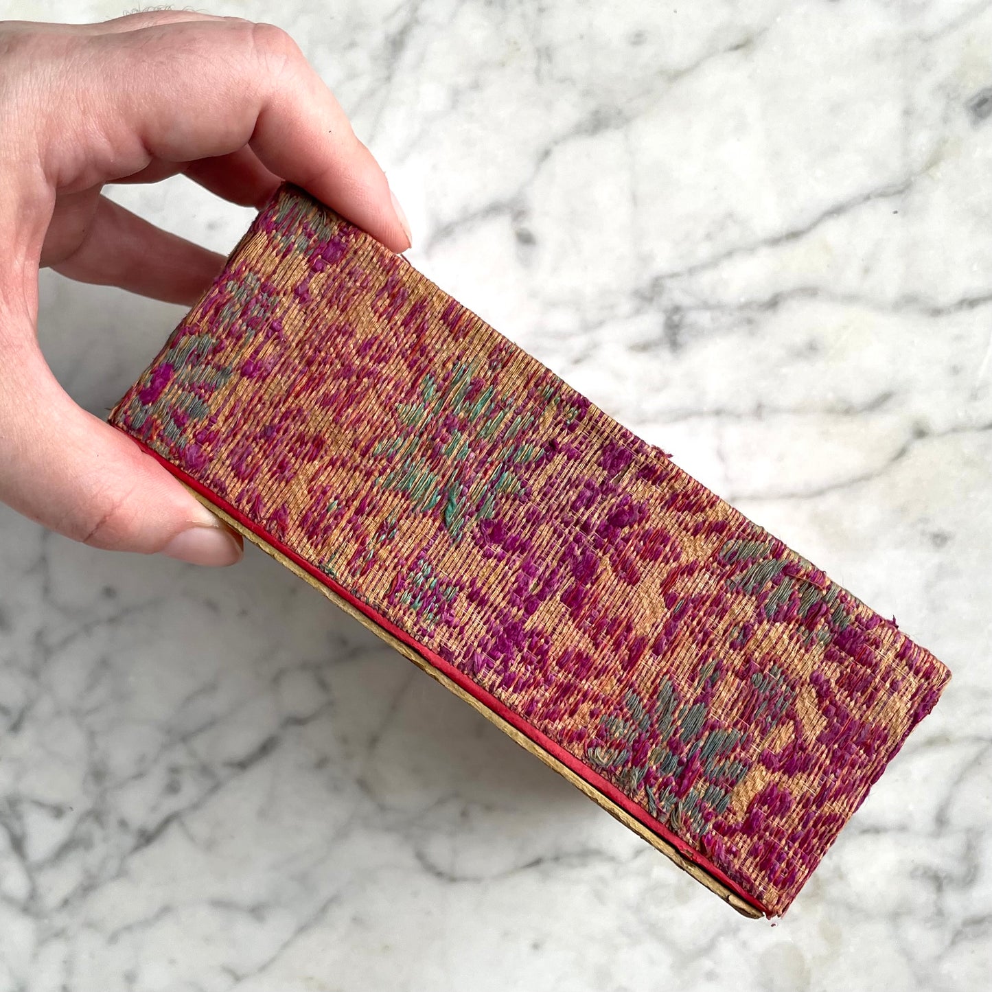 Antique Chinese Tea Box with Original Contents